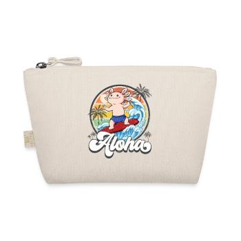Aloha Hawaiian Hawaiian Surfer Surfing - Organic Pouch - nature - Front