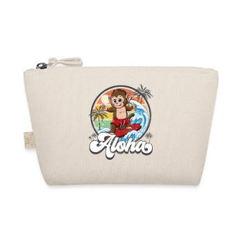 Aloha Hawaiianischer Hawaii Surfer Surfen - Bio-Täschchen - Natur - Vorne
