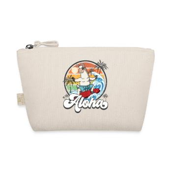 Aloha Hawaiian Hawaiian Surfer Surfing - Organic Pouch - nature - Front