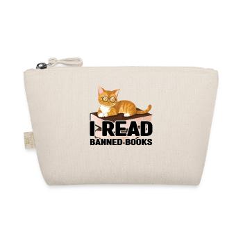 J’ai lu un livre interdit Cat Lover Reader Read - Trousse biologique - nature - Devant