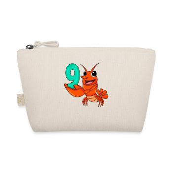 Homard à motif 9e anniversaire - Neuf ans - Trousse biologique - nature - Devant
