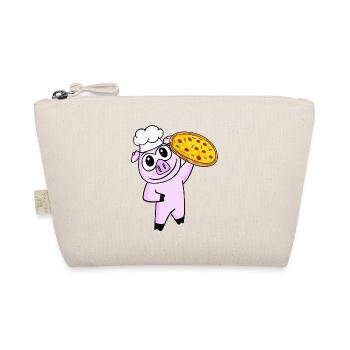 pizza maker pizza chef pork italy - Organic Pouch - nature - Front