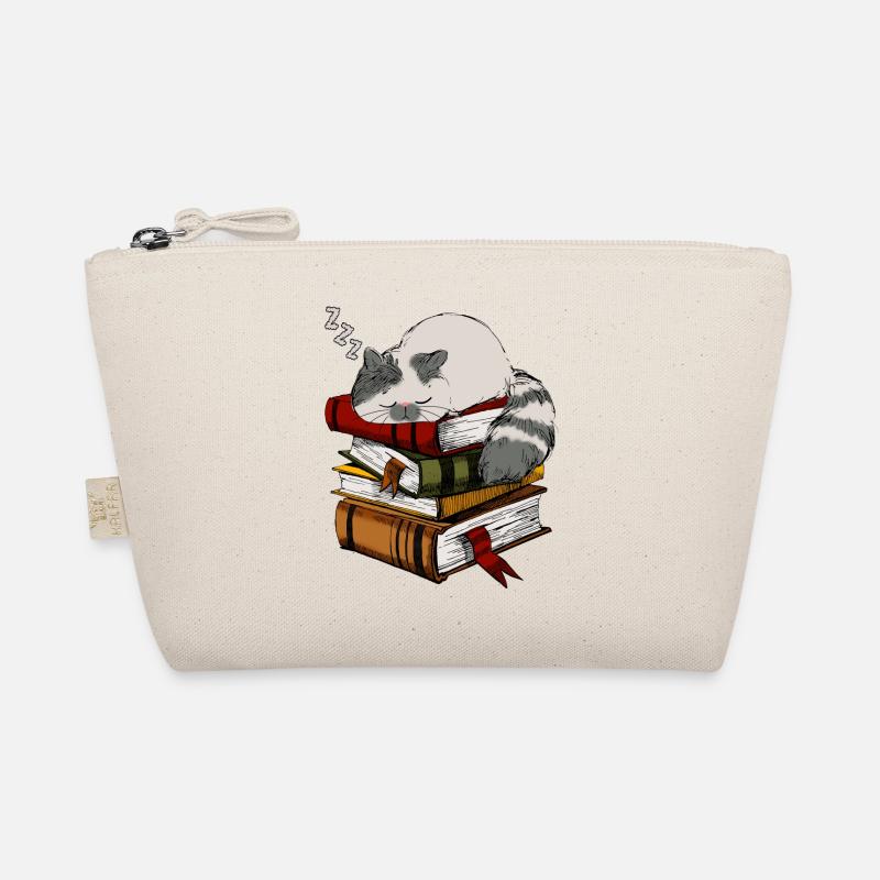 lesen, bücher, studieren, lesen - Bio-Täschchen - Natur