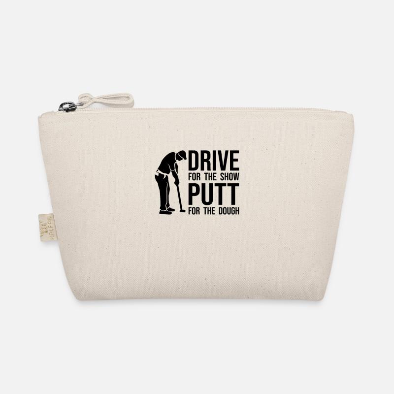 Lustiger Golfer Spruch - Driver Putter witzig - Bio-Täschchen - Natur