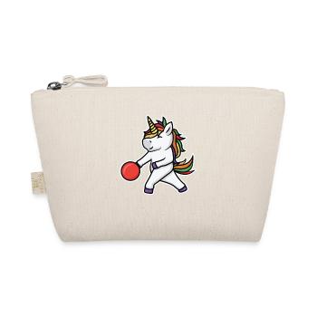 Kids Bowling Unicorn - Organic Pouch - nature - Front