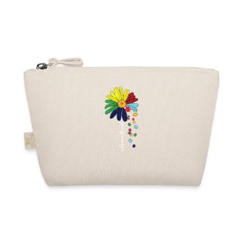 Choose Kind Autism Awareness Sunflower Mom - Organic Pouch - nature - Front