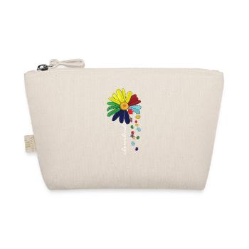 Choose Kind Autism Awareness Sunflower Mom Lover - Organic Pouch - nature - Front