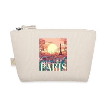 Paris Eiffelturm Bonjour Souvenirs - Bio-Täschchen - Natur - Vorne