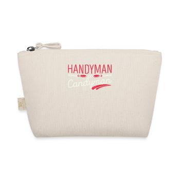 Handyman or Candyman Funny Mechanic - Organic Pouch - nature - Front