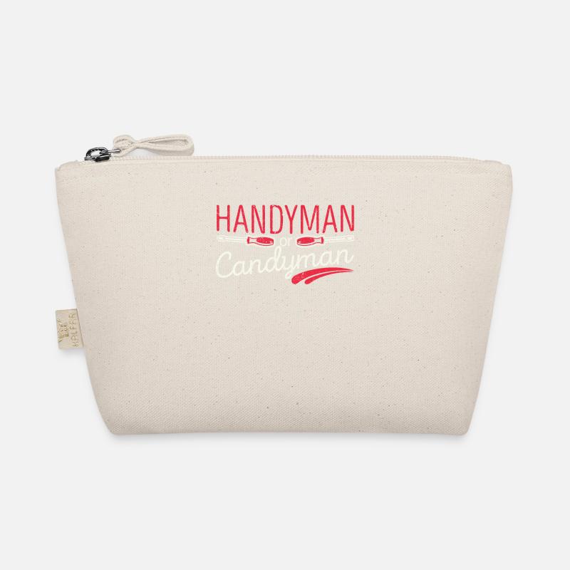 Handyman or Candyman Funny Mechanic Organic Pouch