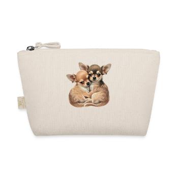 Chihuahua Welpen - Niedliche kleine Hunde Liebe - Bio-Täschchen - Natur - Vorne