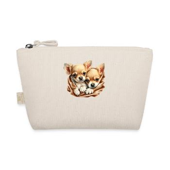 Chihuahua Welpen - Niedliche kleine Hunde Liebe - Bio-Täschchen - Natur - Vorne
