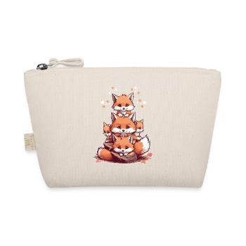 Renard mignons - Trousse biologique - nature - Devant