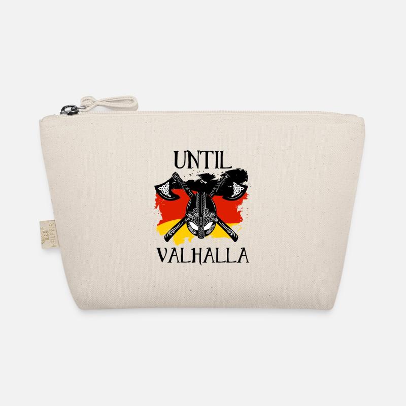 Until Valhalla mit Deutsche Flagge Bio-Täschchen