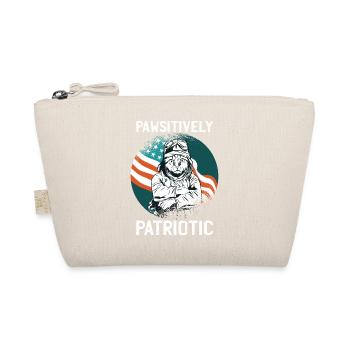 Chat patriotique pawsitively 4 juillet - Trousse biologique - nature - Devant