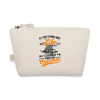 Opossum Gift Possum Possum - Organic Pouch - nature - Front