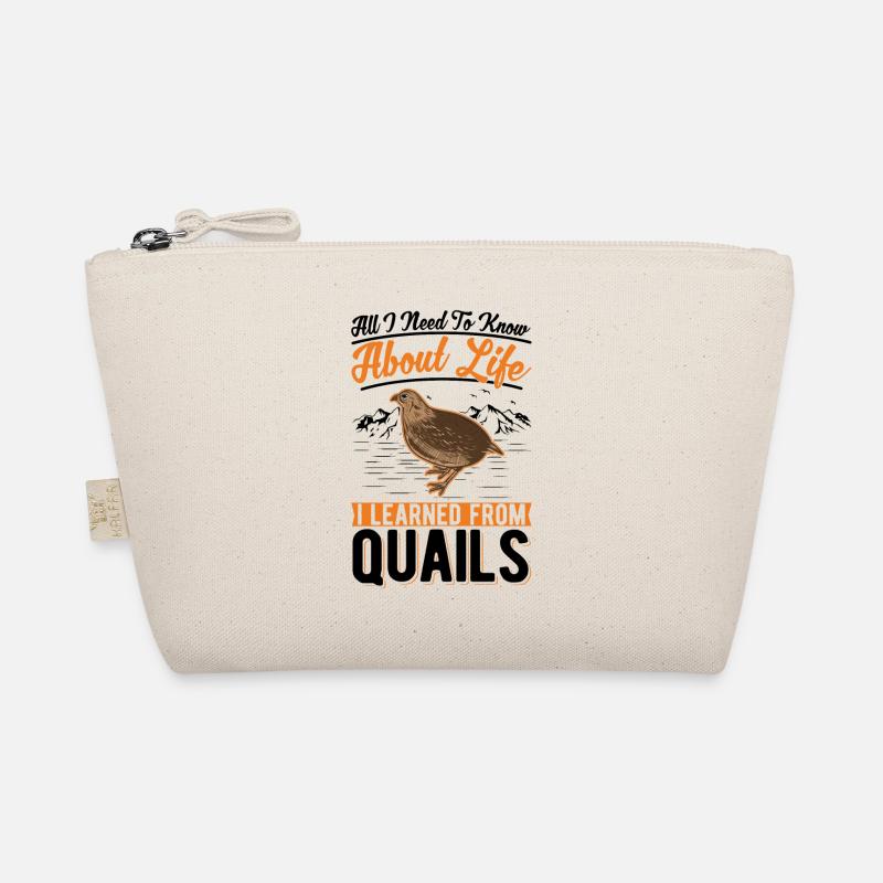 Quail Gift Quail Breeder Organic Pouch