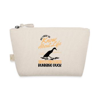 Indian Running Duck Running Duck - Organic Pouch - nature - Front