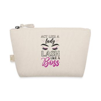 Esthetician Skincare Beautician - Organic Pouch - nature - Front