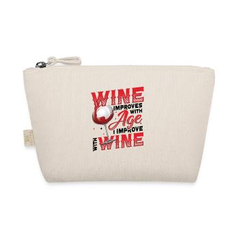 Wine gets better with age - Organic Pouch - nature - Front