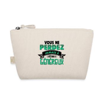 Vous ne perdez jamais - Trousse biologique - nature - Devant