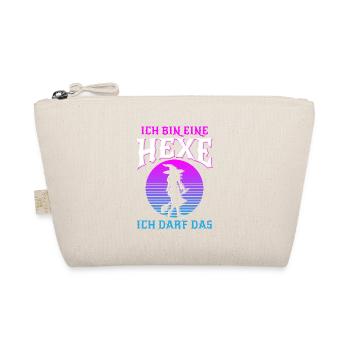 Ich Bin Eine Hexe Ich Darf Das - Bio-Täschchen - Natur - Vorne