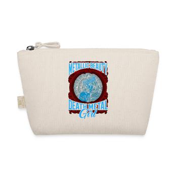Goth Rock Satan Girl Woman Festivals Death Metal - Organic Pouch - nature - Front