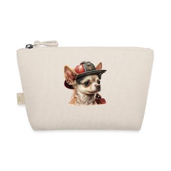 Chihuahua - Pompier Chien Cool Hommes Chapeau Feu - Trousse biologique - nature - Devant