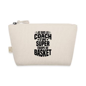 Je suis le coach d'une super équipe de basket - Trousse biologique - nature - Devant
