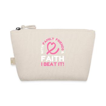Je bats le cancer du sein Ruban rose Cancer du sein - Trousse biologique - nature - Devant
