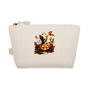 Chihuahua Costume d'Halloween - Citrouille - Trousse biologique - nature - Devant