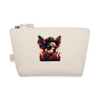 Chihuahua - Pompier Chien Cool Hommes Chapeau Feu - Trousse biologique - nature - Devant