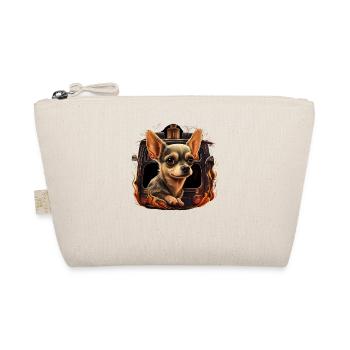 Chihuahua - Pompier Chien Cool Hommes Chapeau Feu - Trousse biologique - nature - Devant