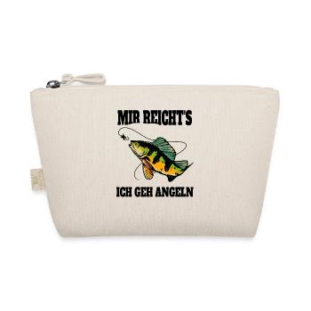 Lustige Angler Sprüche Mir reichts ich gehe Angeln - Bio-Täschchen - Natur - Vorne
