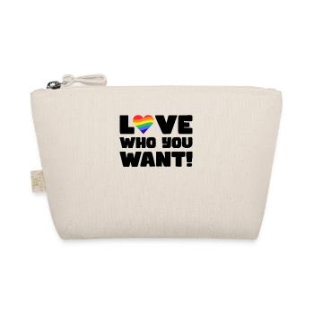 Pride LGBT love wins, we are queer and proud - Organic Pouch - nature - Front