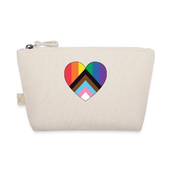 Pride LGBT love wins, we are queer and proud - Organic Pouch - nature - Front