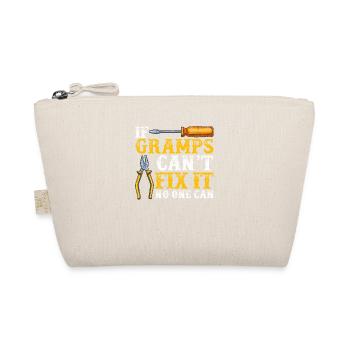 If grandpa can't fix it, so can - Organic Pouch - nature - Front