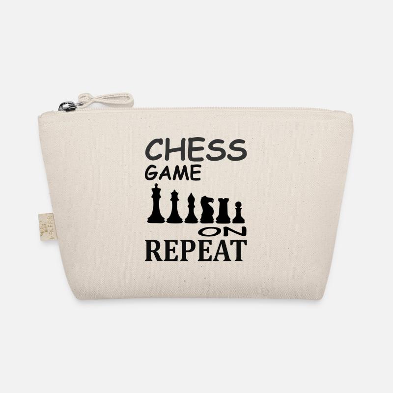 Play Chess Checkmate Board Game Gift Idea Organic Pouch