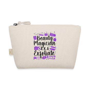 Cute Licensed Esthetician Skincare - Bio-Täschchen - Natur - Vorne