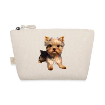 Hundewelpe Hund Yorkshire Terrier Hundehalter - Bio-Täschchen - Natur - Vorne