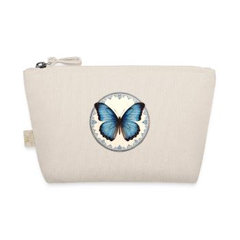 Blue Morpho Butterfly - Organic Pouch - nature - Front