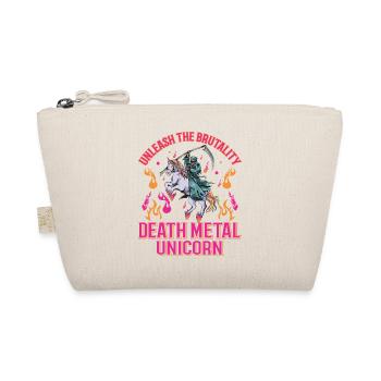 Goth Rock Satan Unicorn Festivals Death Metal - Organic Pouch - nature - Front