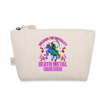 Goth Rock Satan Unicorn Festivals Death Metal - Organic Pouch - nature - Front