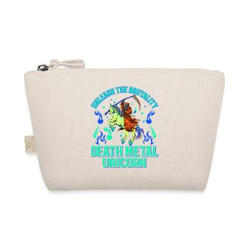 Goth Rock Satan Unicorn Festivals Death Metal - Organic Pouch - nature - Front