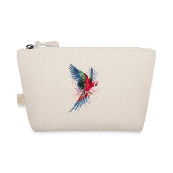 Parrot with drops of color - Organic Pouch - nature - Front