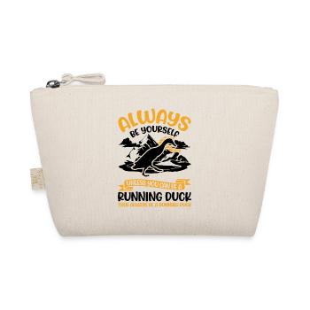 Indian Running Duck Gift Running Duck - Organic Pouch - nature - Front