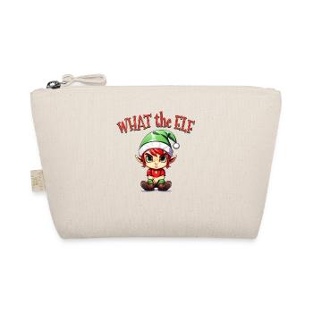 What the Elf - Lustiger launenhafter Elf für Weihnachten Holid - Bio-Täschchen - Natur - Vorne