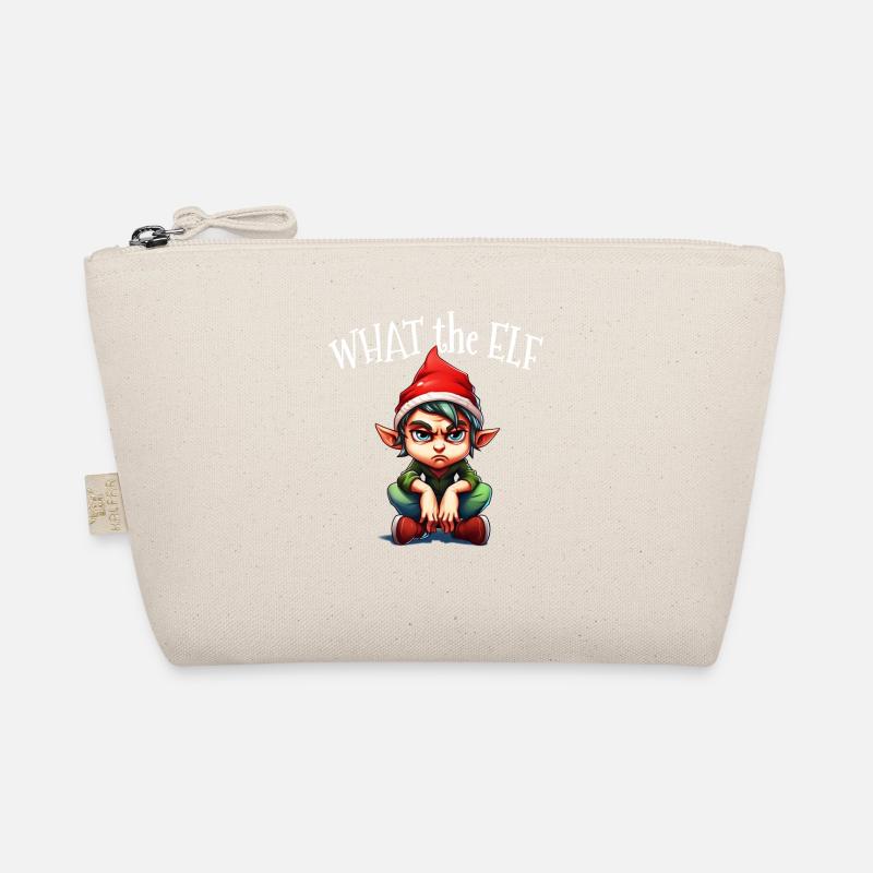 What the Elf - Hilariously Funny Elf for Christmas Organic Pouch