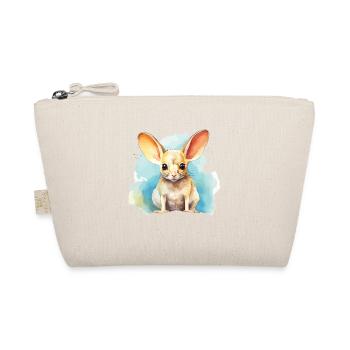 Aquarell Jerboa - Bunte Wüstennagetierkunst - Bio-Täschchen - Natur - Vorne