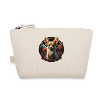 Chihuahua | Ukraine Peace & Love Flag Help Dog - Organic Pouch - nature - Front